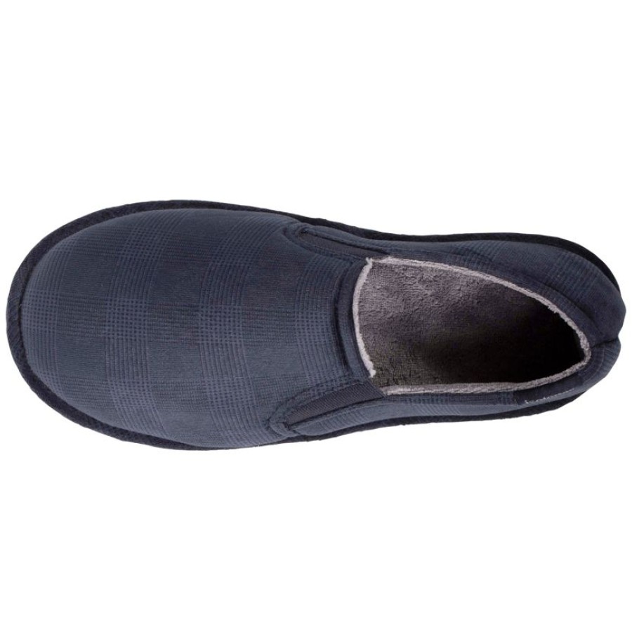 Homme Isotoner | Chaussons Sans-Genes Homme Marine