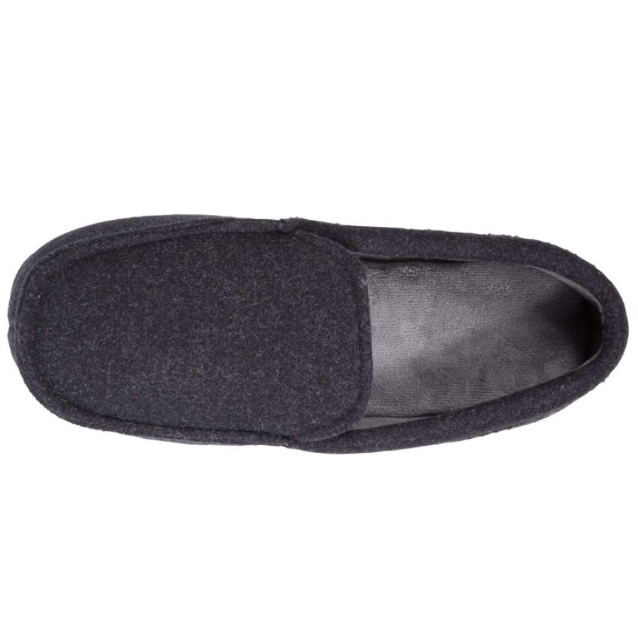 Homme Isotoner | Chaussons Mocassins Homme Polaire Marine Chine