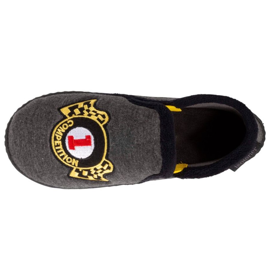 Enfant Isotoner | Chaussons Mocassins Enfant Gris