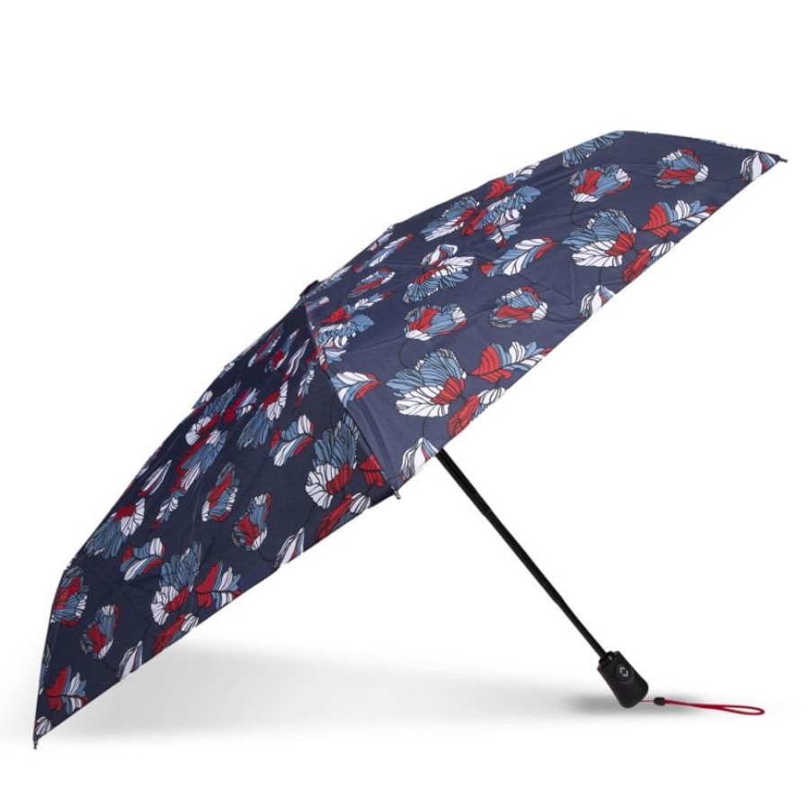 Femme Isotoner | Parapluie Mini Auto Fleurs Japonaises