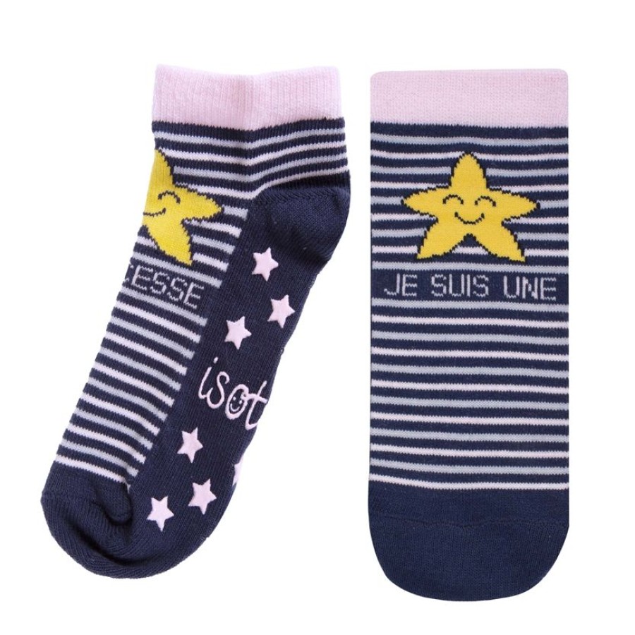 Enfant Isotoner | Chaussettes Antiderapantes Etoile 27/34