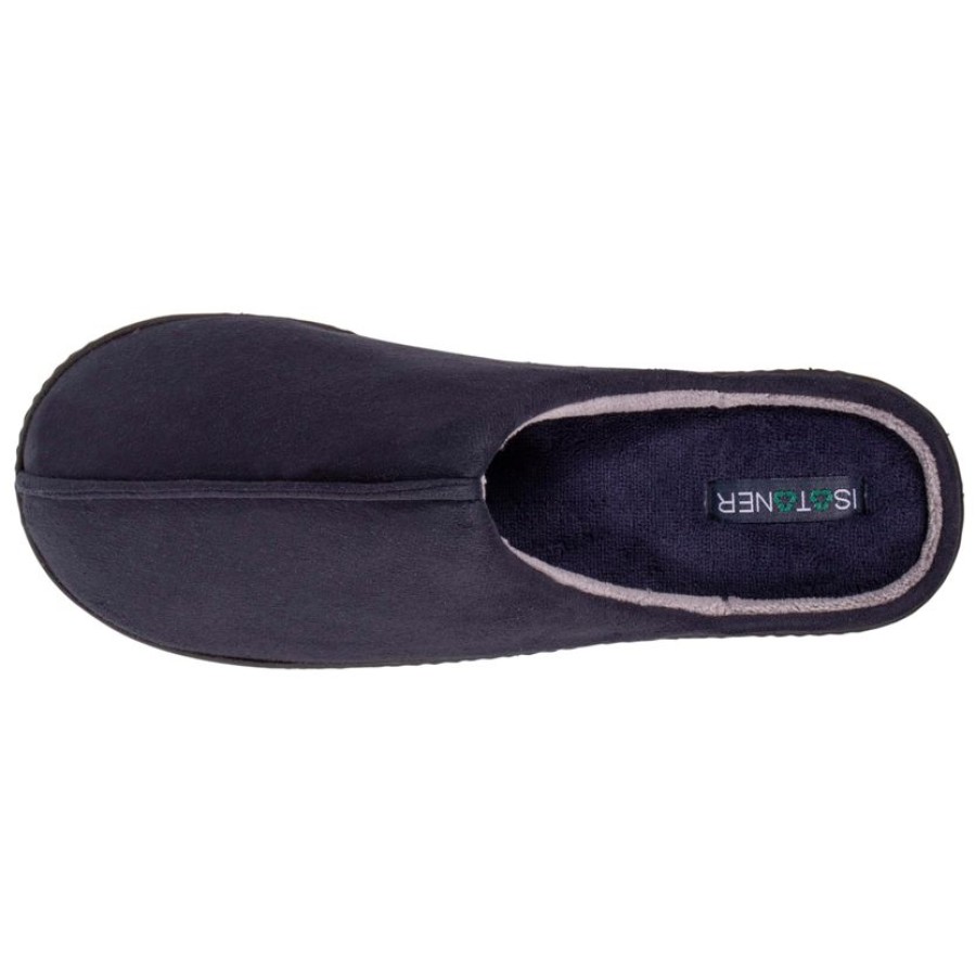 Homme Isotoner | Chaussons Mules 90%* Recyclees Homme Marine