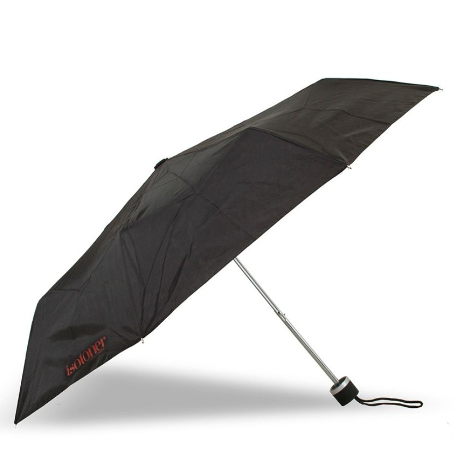 Femme Isotoner | Parapluie Petit Prix Noir