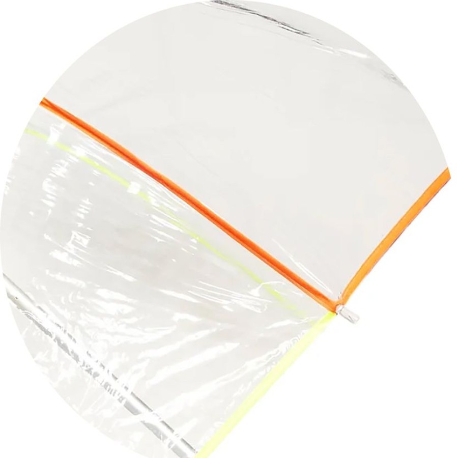 Femme Isotoner | Parapluie Transparent Pvc/Neon