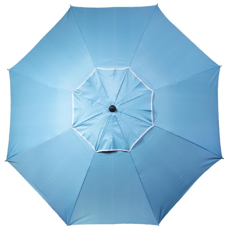 Homme Isotoner | Parasol De Plage Turquoise/Blanc