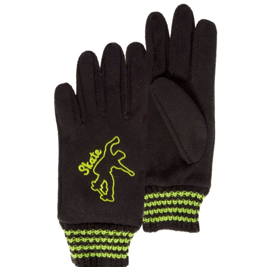 Enfant Isotoner | Gants Smartouch Skate 10/12 Ans Noir