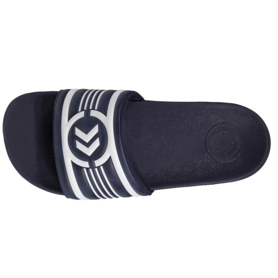 Homme Isotoner | Mules Claquettes Homme Chevron Marine