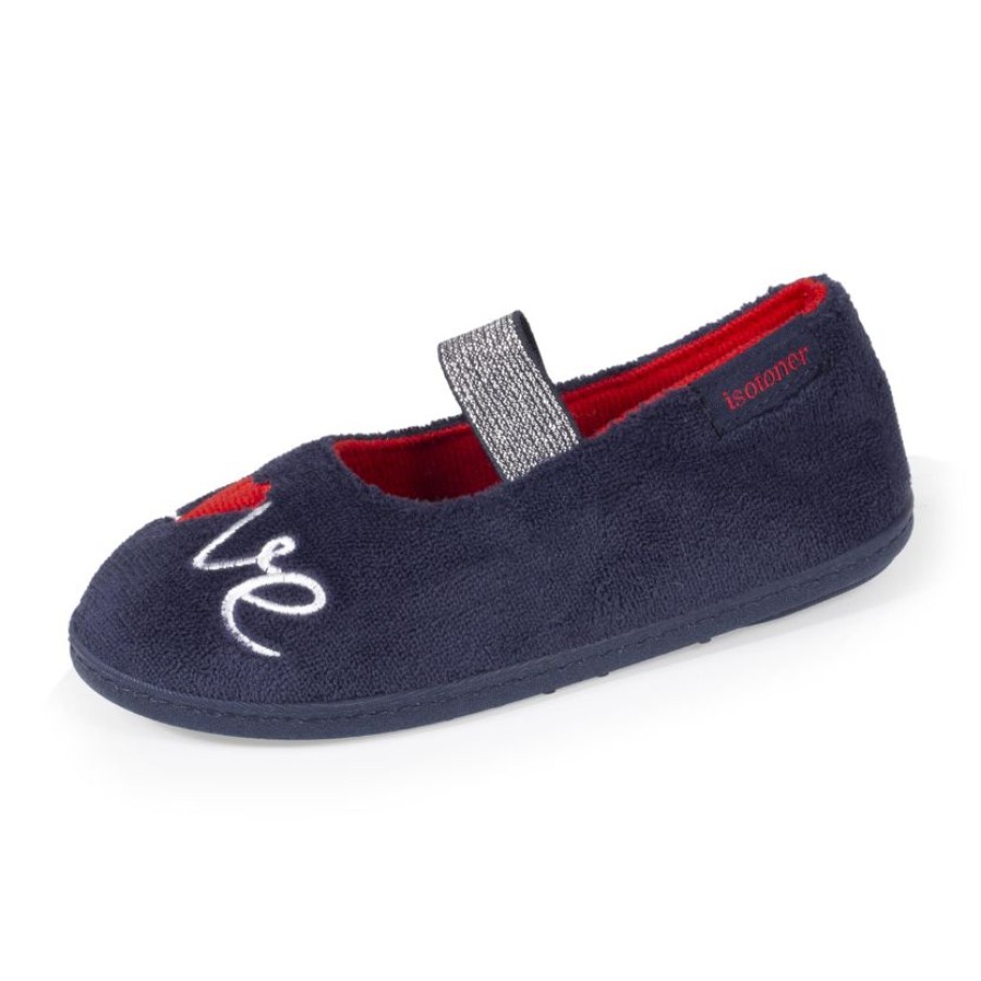 Enfant Isotoner | Chaussons Ballerines Enfant Love