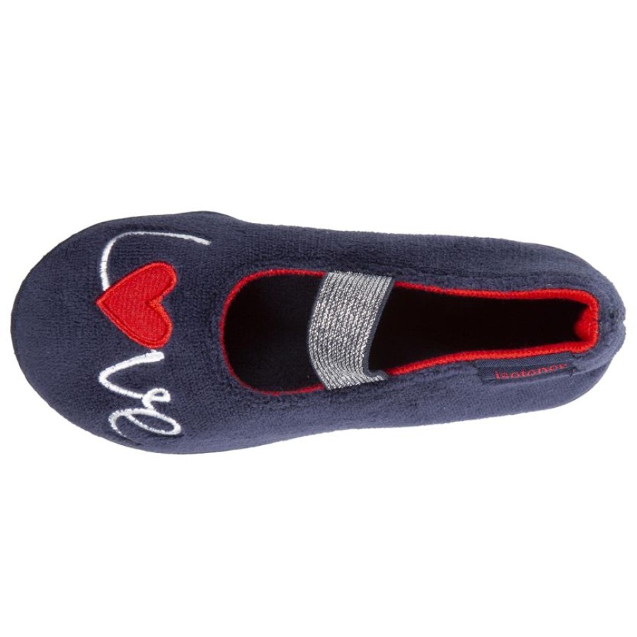 Enfant Isotoner | Chaussons Ballerines Enfant Love