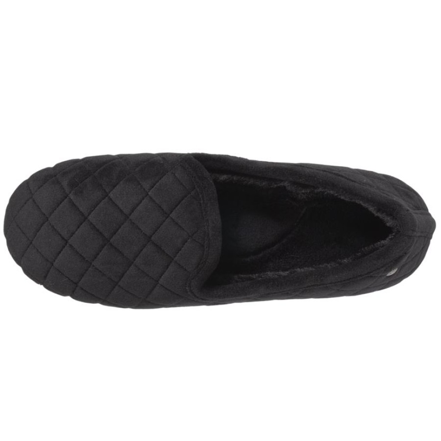 Femme Isotoner | Chaussons Charentaises Femme Noir