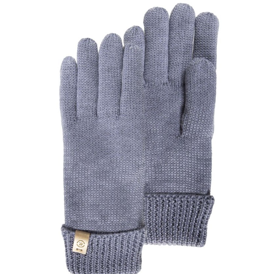 Femme Isotoner | Gants Femme Maille Recyclee Gris