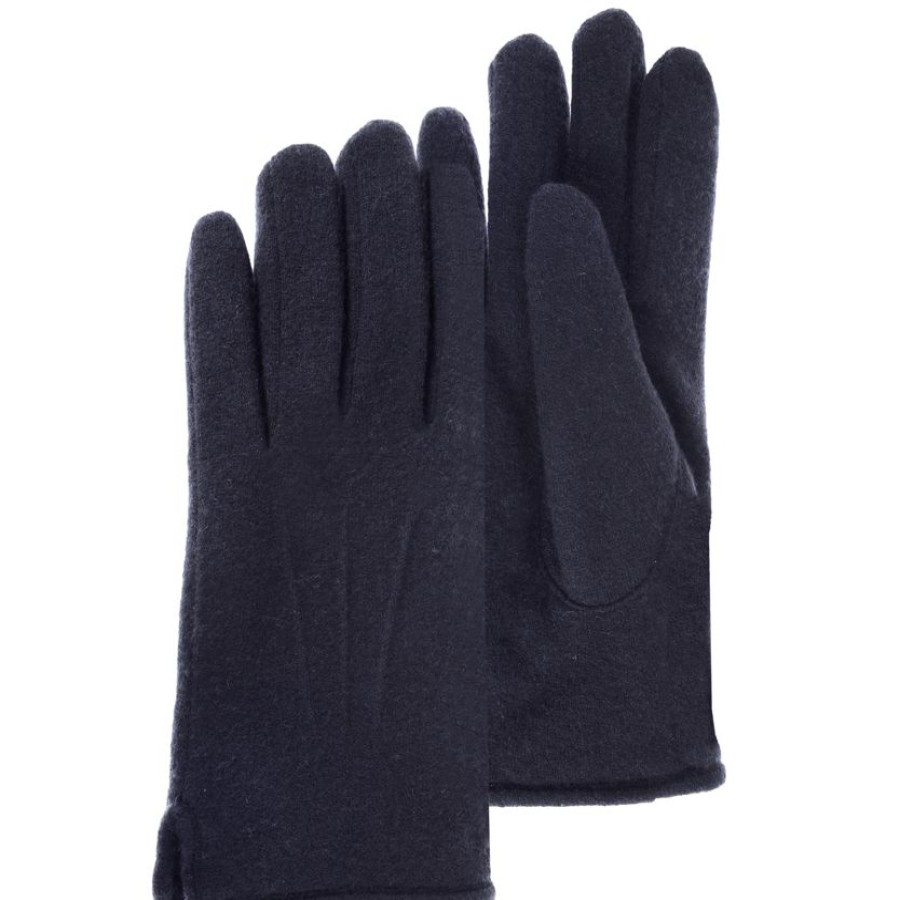 Homme Isotoner | Gants Homme Tactile Laine Marine