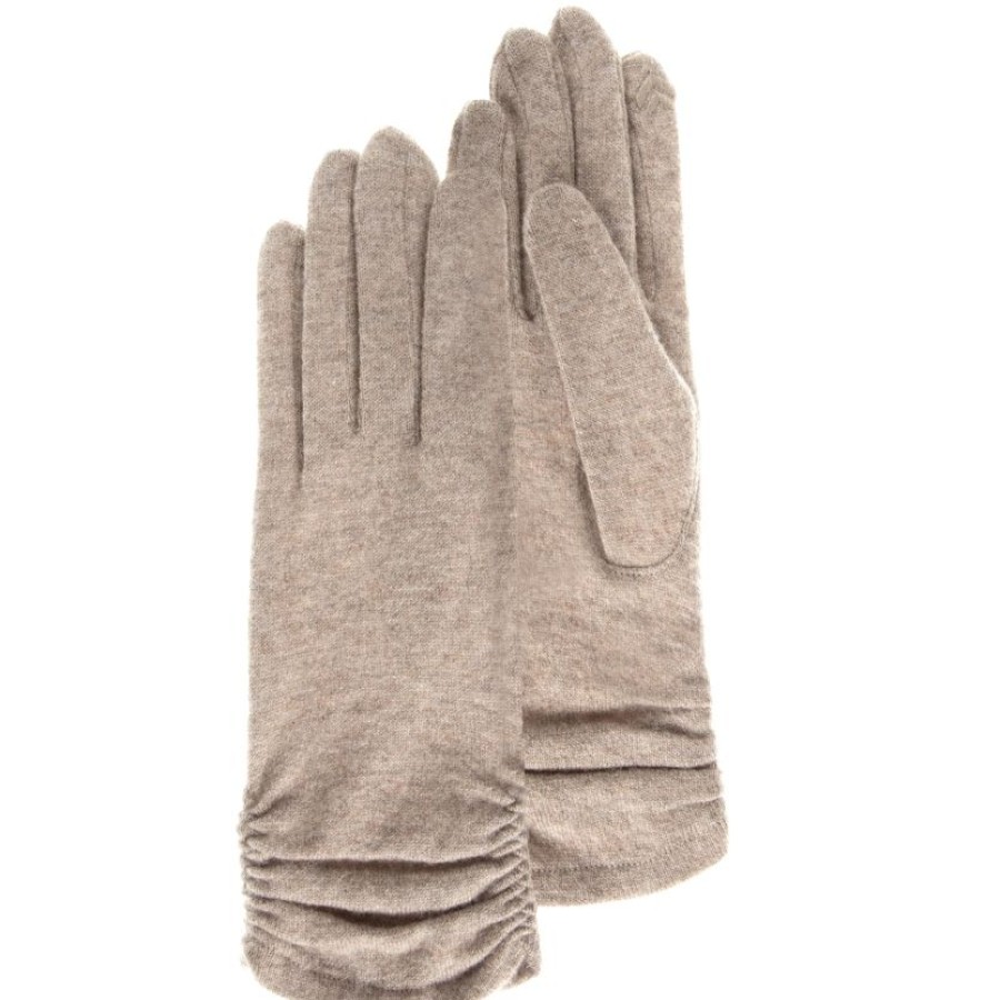 Femme Isotoner | Gants Long Femme Tactile Laine Beige