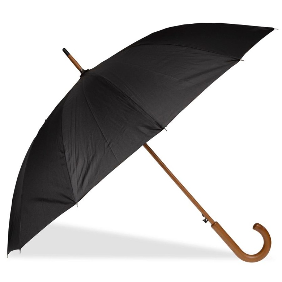 Femme Isotoner | Parapluie Canne X-Tra Sec Noir