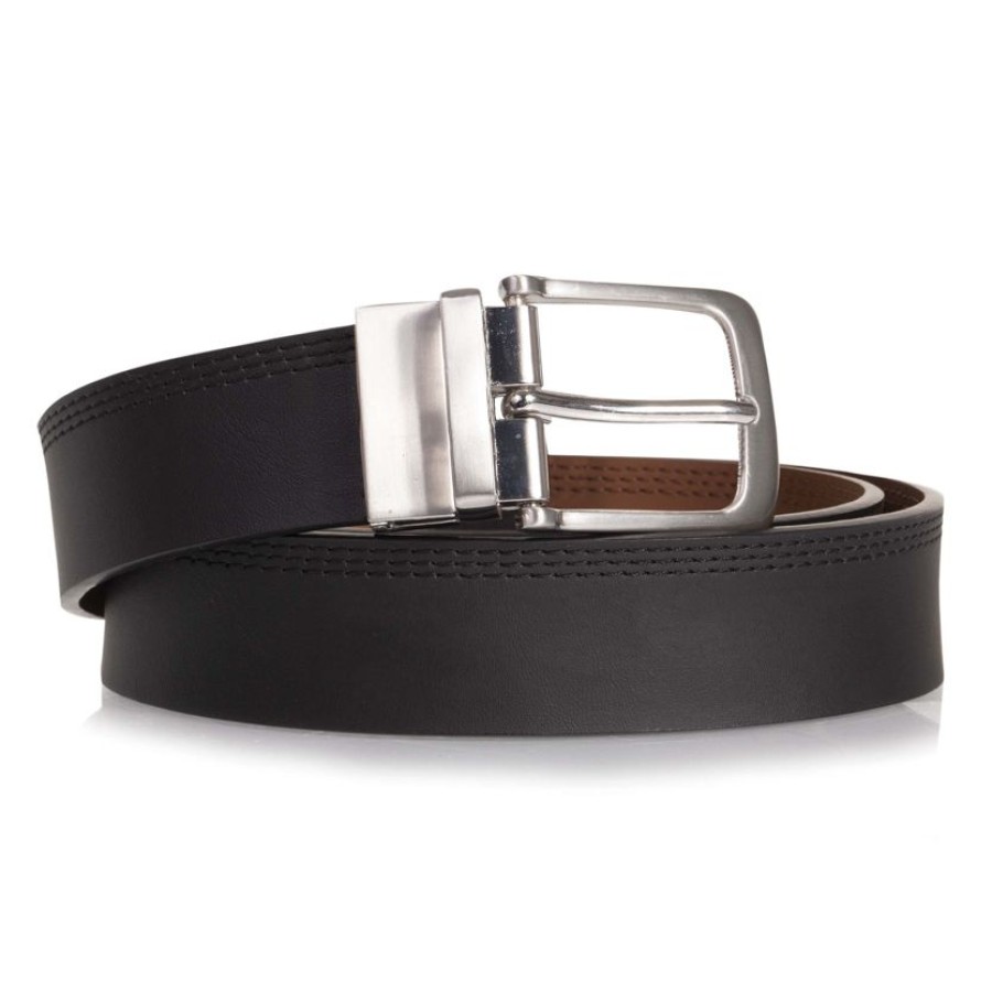 Homme Isotoner | Ceinture Homme Reversible Marron