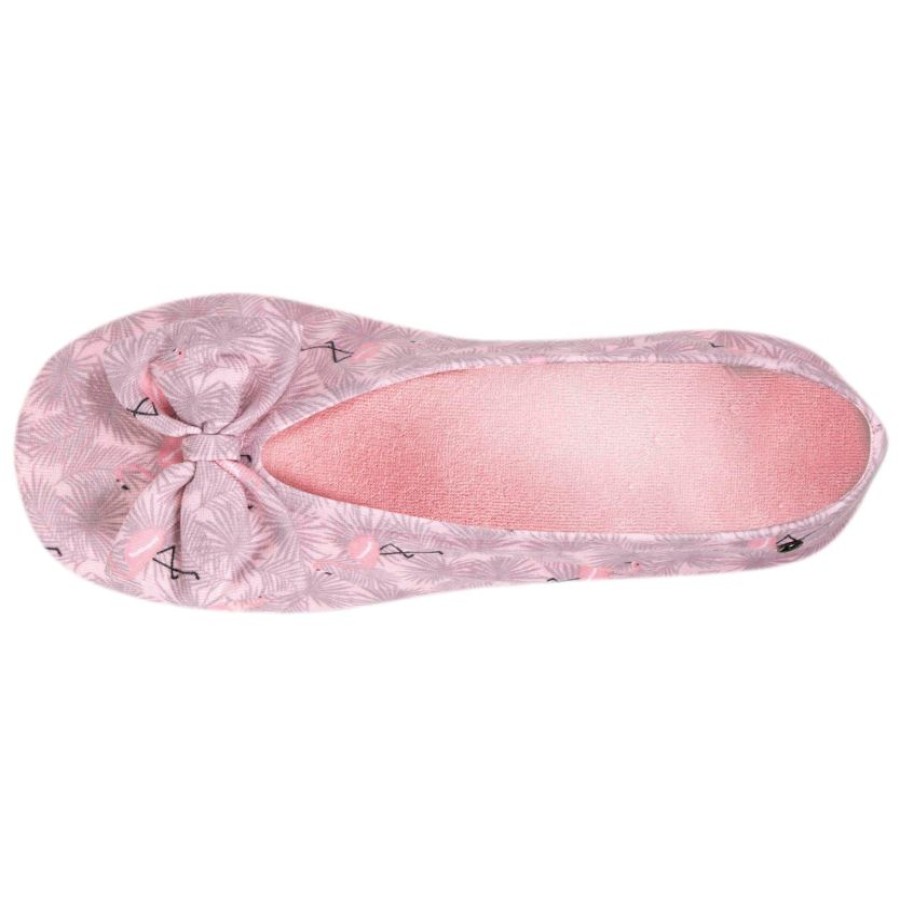 Femme Isotoner | Chaussons Ballerines Femme Tropical