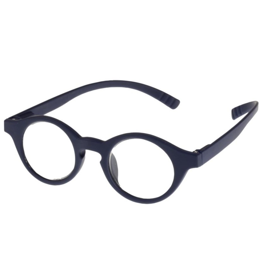 Homme Isotoner | Loupes De Lecture Mixtes Rondes Bleu Nuit