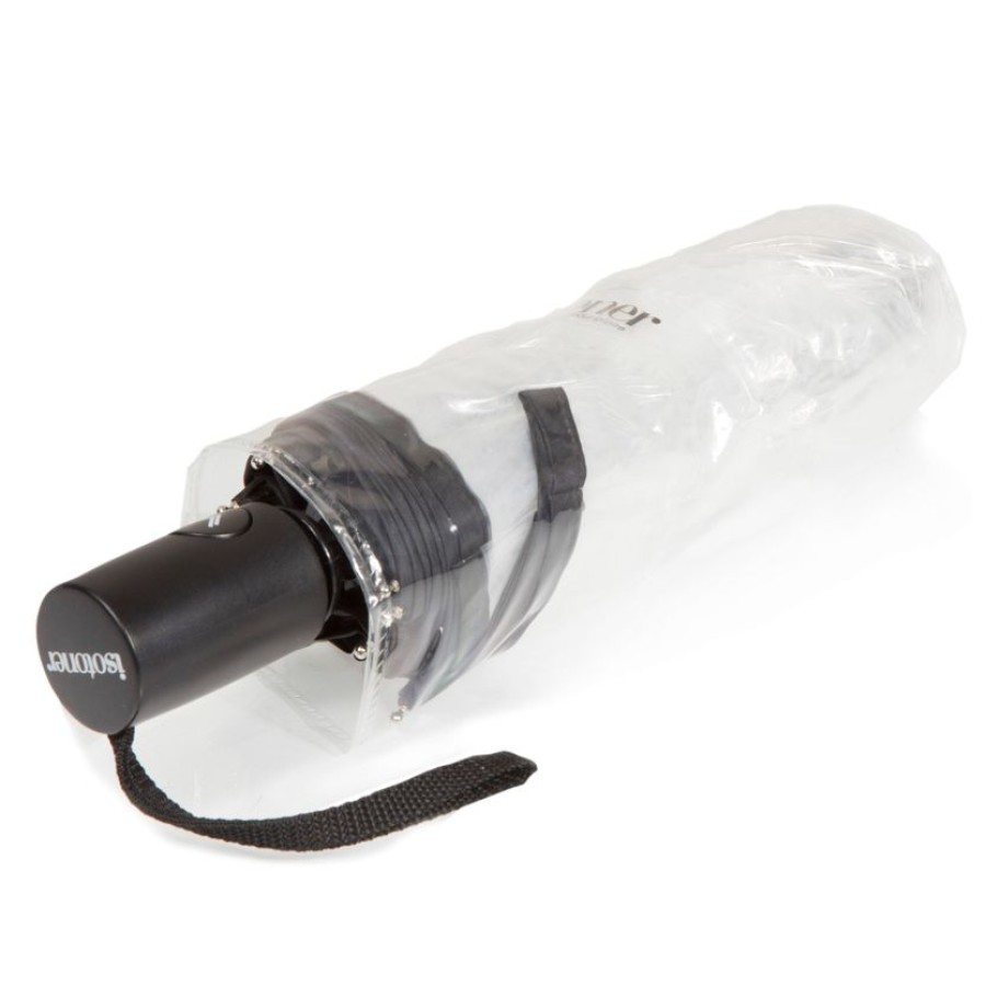 Femme Isotoner | Parapluie Transparent Pvc/Noir