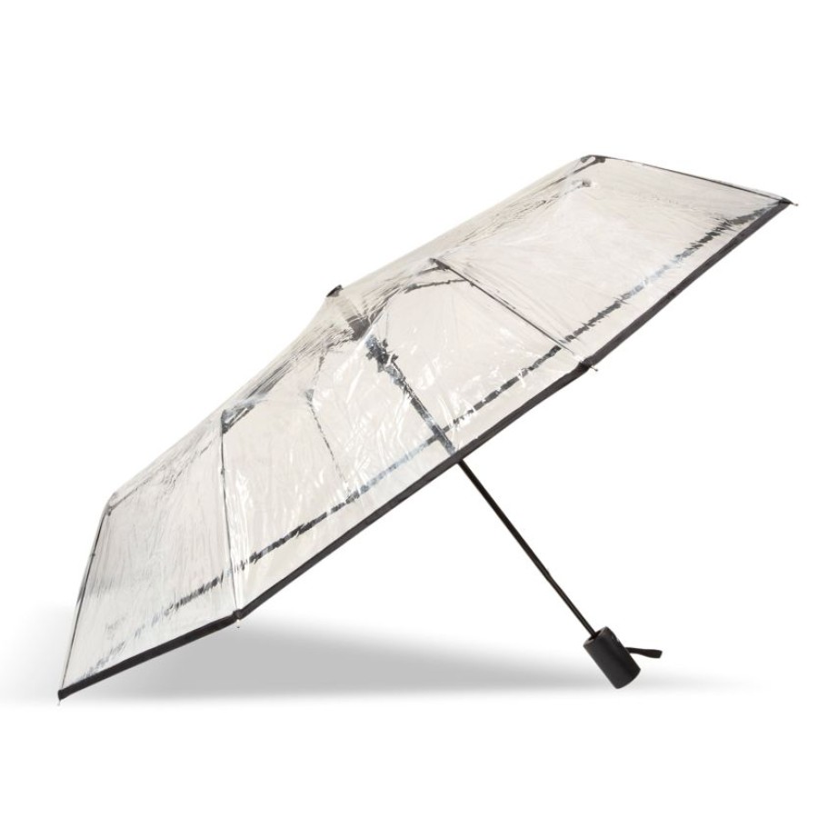 Femme Isotoner | Parapluie Transparent Pvc/Noir