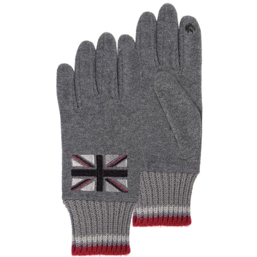 Enfant Isotoner | Gants Enfant Gris Smartouch 10/12 Ans Angleterre