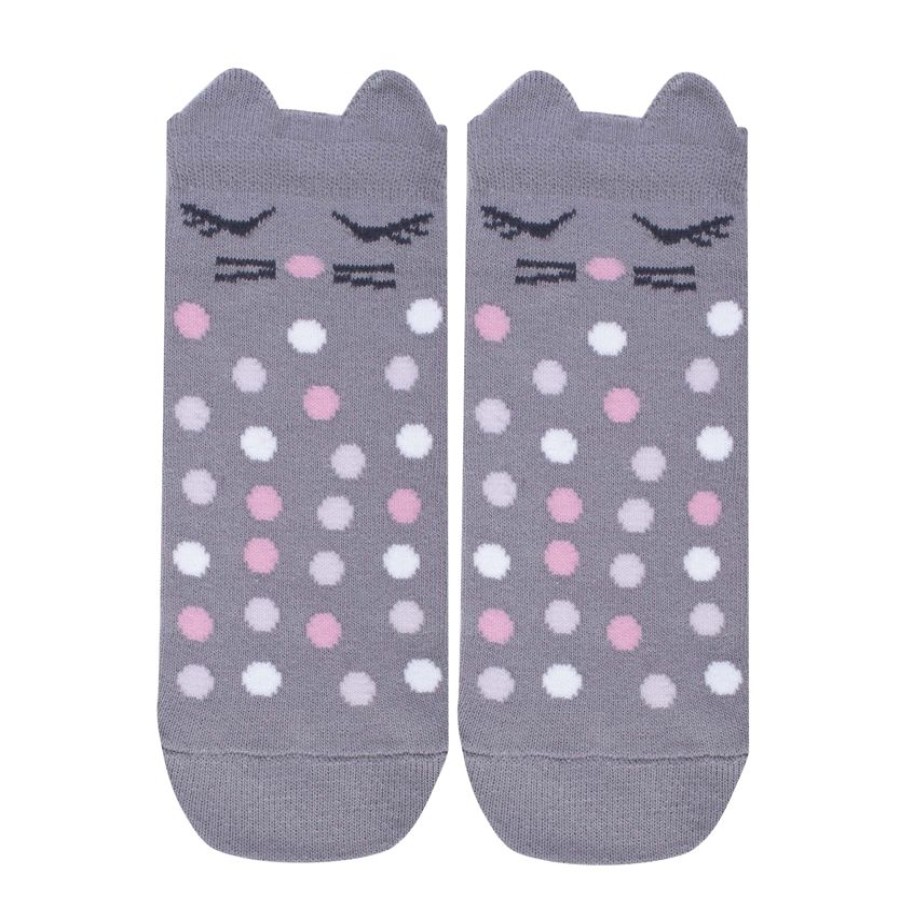 Enfant Isotoner | Chaussettes Antiderapantes Chat 27/34