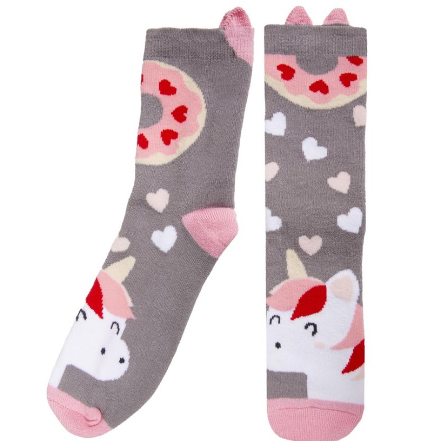 Enfant Isotoner | Chaussettes Antiderapantes Enfant Licorne 27/34