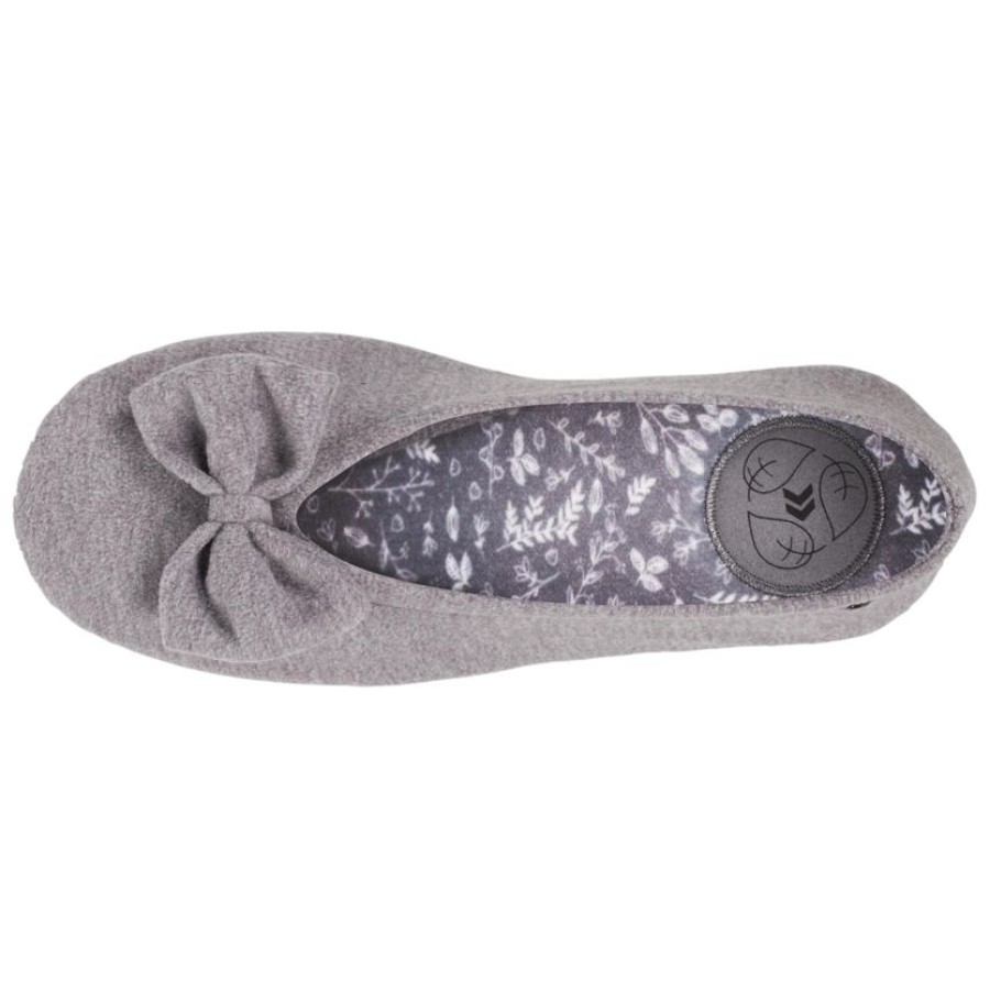 Femme Isotoner | Chaussons Ballerines Femme Polaire