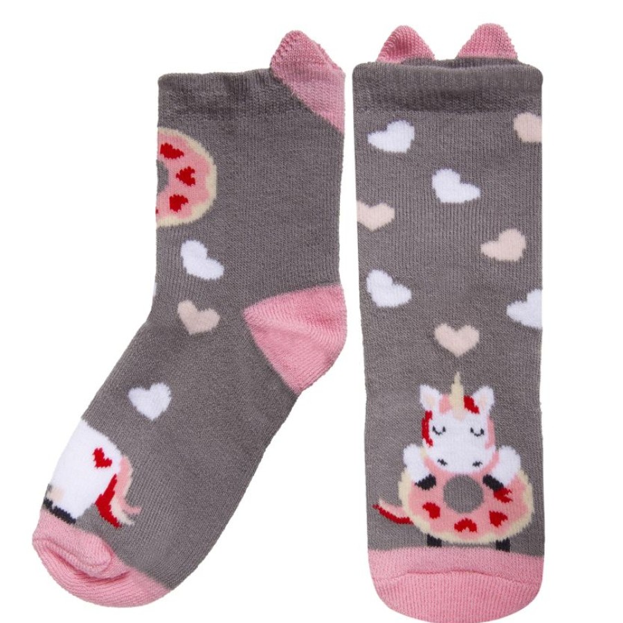 Enfant Isotoner | Chaussettes Antiderapantes Enfant Licorne 19/26