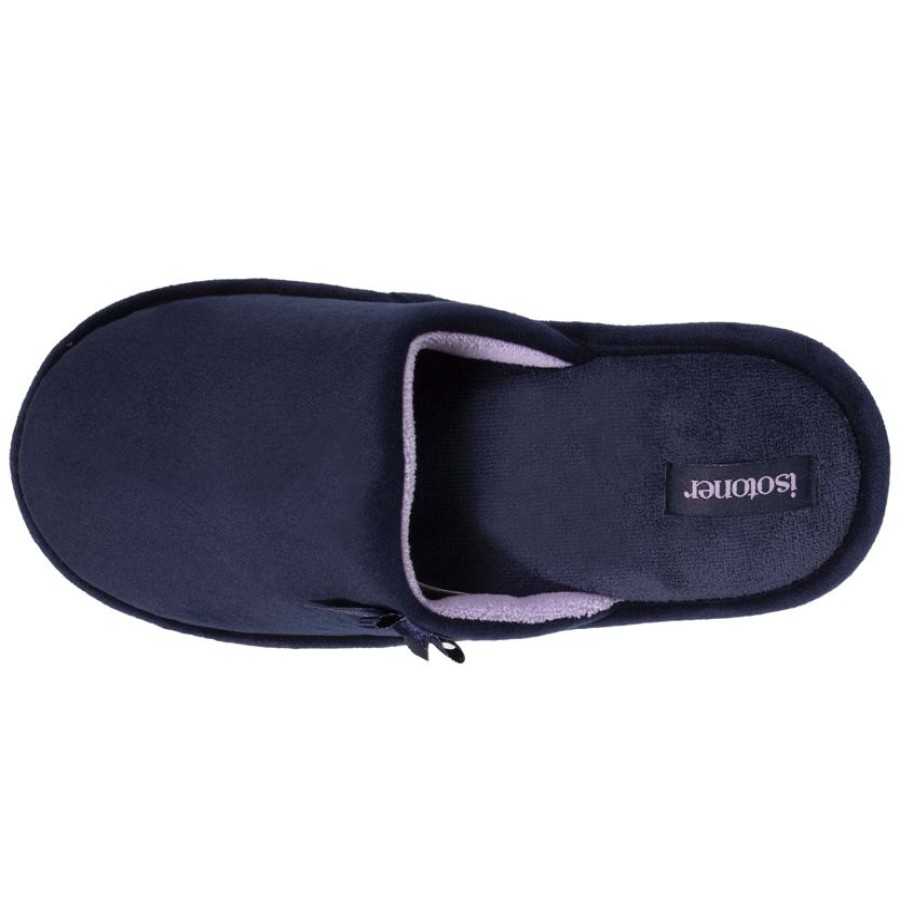 Femme Isotoner | Chaussons Mules X-Soft Femme Marine