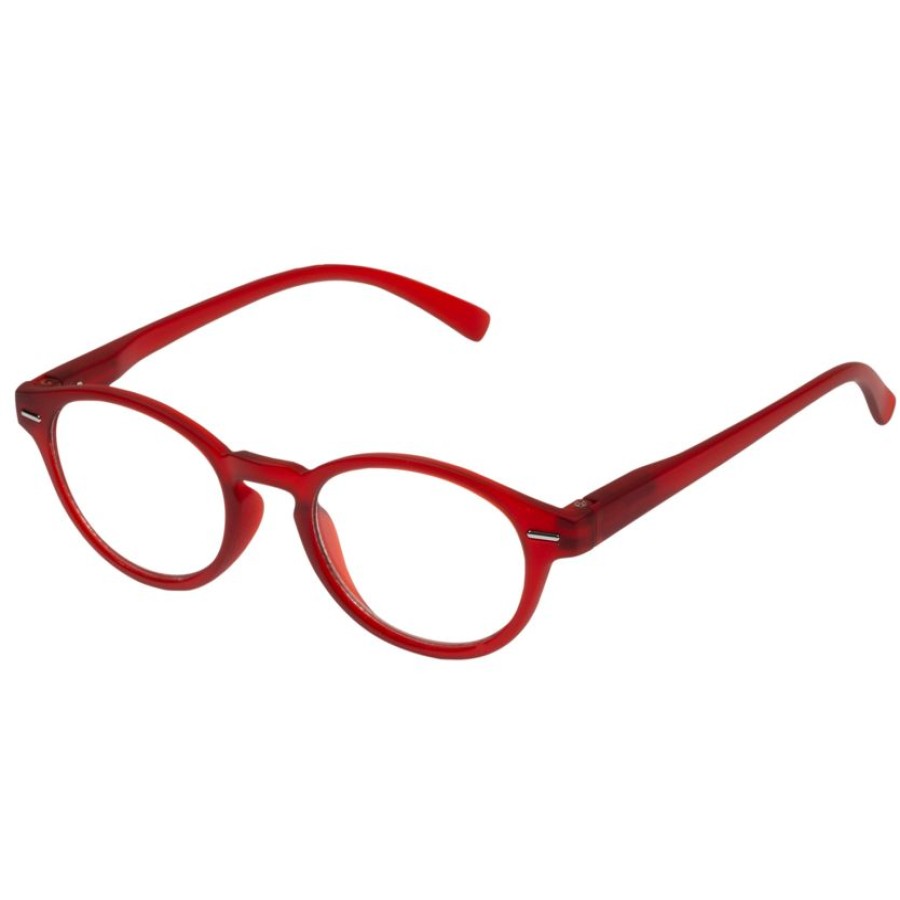 Homme Isotoner | Loupes De Lecture Branches Flexibles Rouge