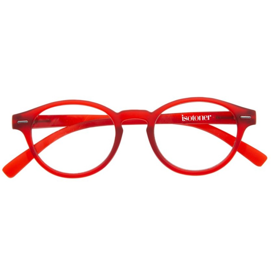 Homme Isotoner | Loupes De Lecture Branches Flexibles Rouge