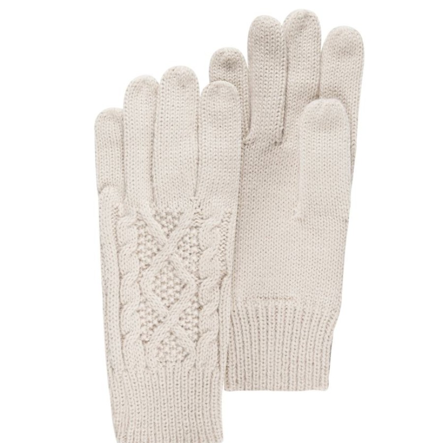 Femme Isotoner | Gants Femme Torsades Beige