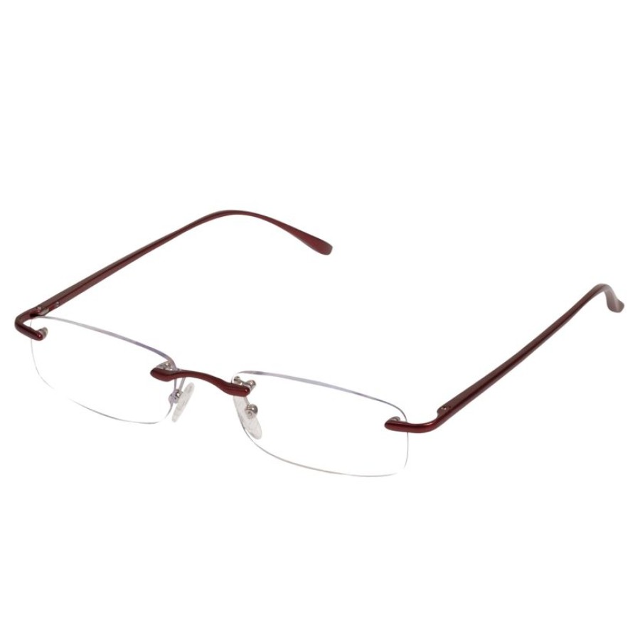 Homme Isotoner | Loupes De Lecture Mixtes Rouge