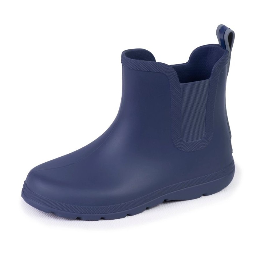 Enfant Isotoner | Bottes De Pluie Basses Enfant 31-36 Marine