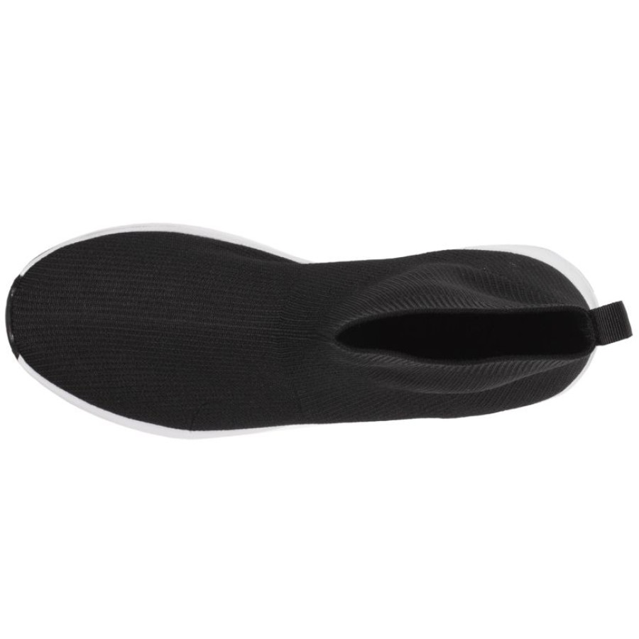 Femme Isotoner | Baskets Confort Femme Slip-On Hautes Noir